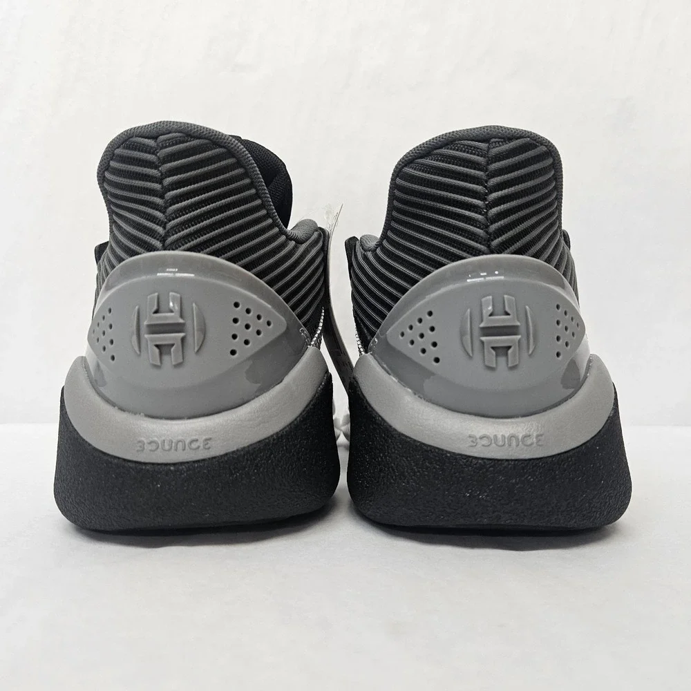 Adidas Harden Stepback Basketball Shoes EF9893 Core Black Grey Mens Size 8